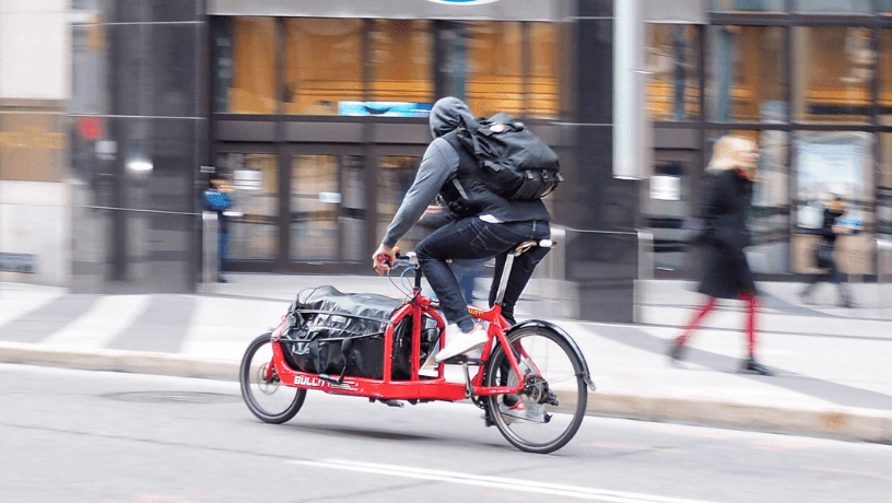 livreur indépendant velo cargo